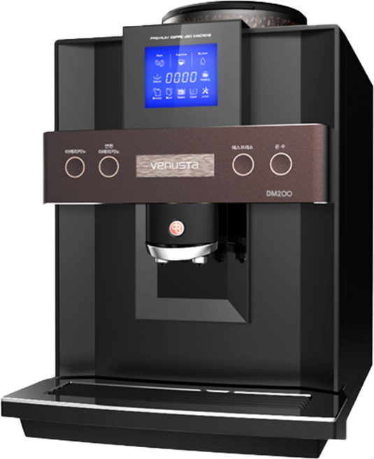 동구전자 DSK-DM200 전자동 원두 커피 머신, DM200+슬러지받침대+재료확장통 +직수연결장치+출장비