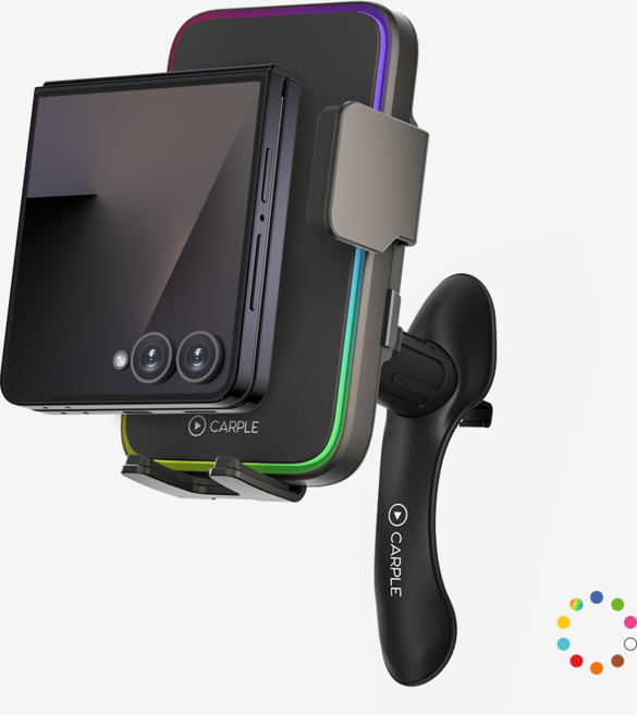 카플 더마운트 오리지널 V2 차량용 핸드폰 거치대 15W 고속 휴대폰 무선 충전기, 스페이스그레이, 스페이스그레이