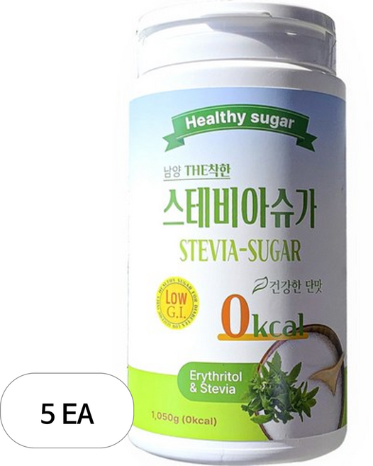 남양 더 착한 스테비아 슈가, 1.05kg, 5개