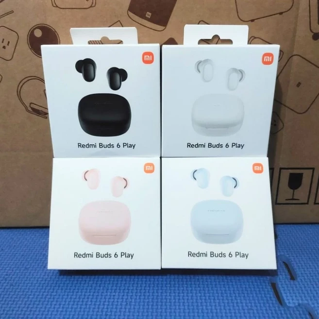 真無線藍牙耳機 輕巧舒適 清晰音質, 黑色, Redmi buds 6 Active