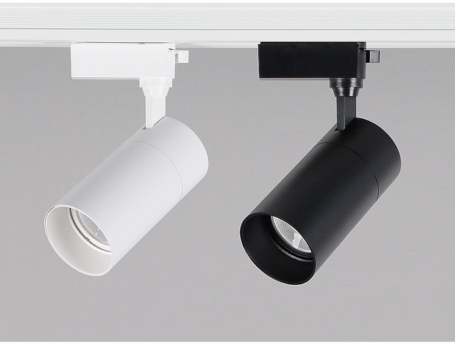 레일 스포트 COB 일체형 원통형 10W 20W 30W 레일형스포트, 화이트, 주백색(4000K)