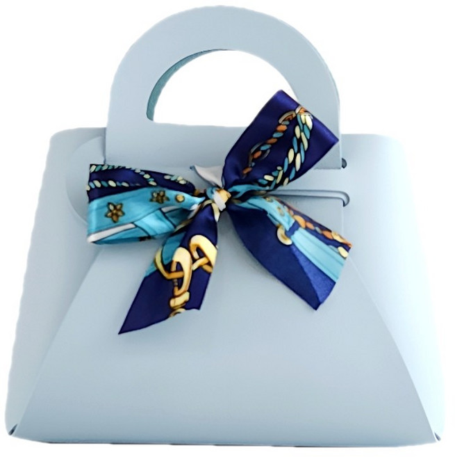 DD 가죽 구디백 스카프 가방 S사이즈 L사이즈, 스카이