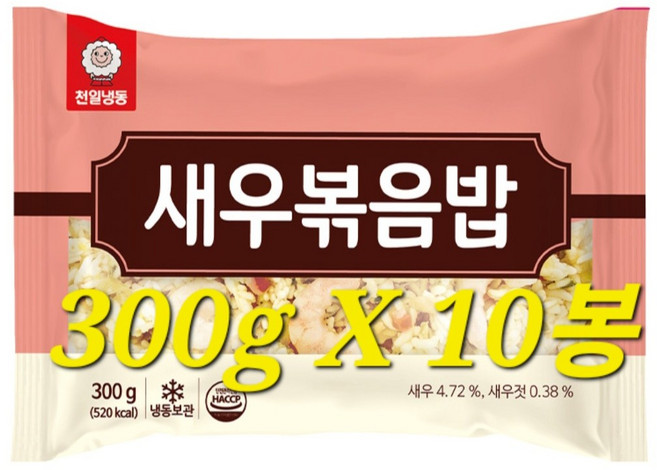 [자연맘스토리] 천일 새우 볶음밥 300g x 10개