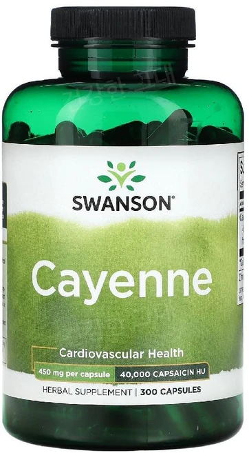 스완슨 카이엔 450mg 캡슐 300정, 1개 - 쿠팡