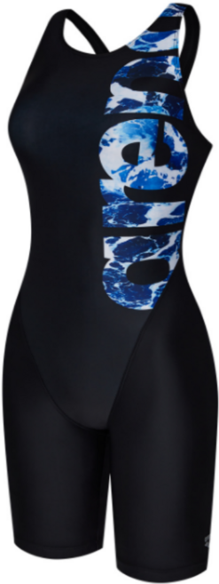 국내매장판 아레나 빅웨이브 반신 레이서백 여성용 수영복 블랙