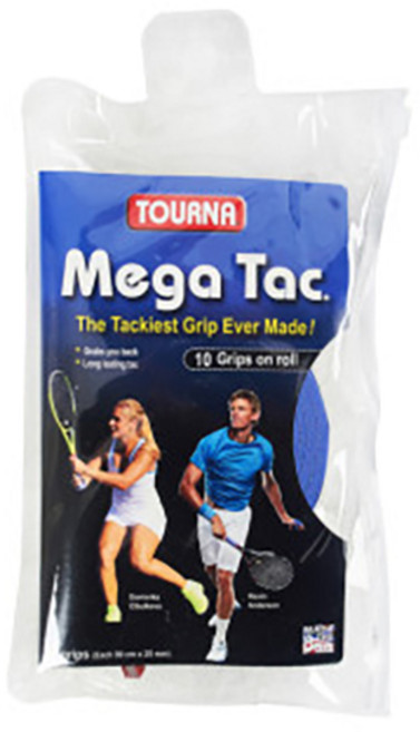 투나 메가택 오버그립 10개입 WET 타입 블루, 1개