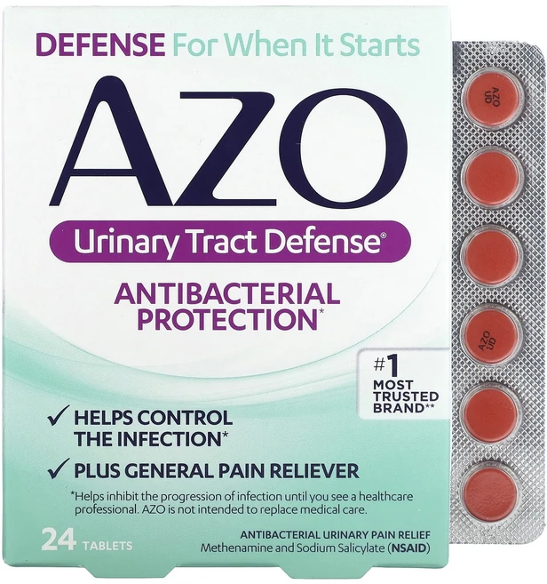 단백질 비타민 철분 마그내슘 칼슘 AZO 요로 디펜스 항균 보호 24정 고루고루섭취해주세요, 1개 - 쿠팡