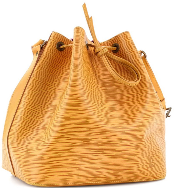 루이 비통 중고 프티 노에 핸드백 에피 레더 버킷 백