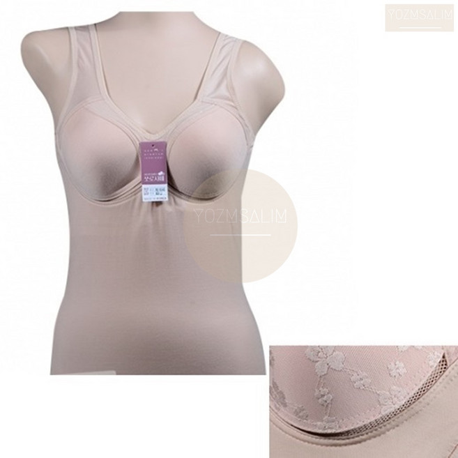 쏘로사떼 골반 덮는 살색 와인색 여자 브라 런닝 캐미솔 케미솔 메리아스