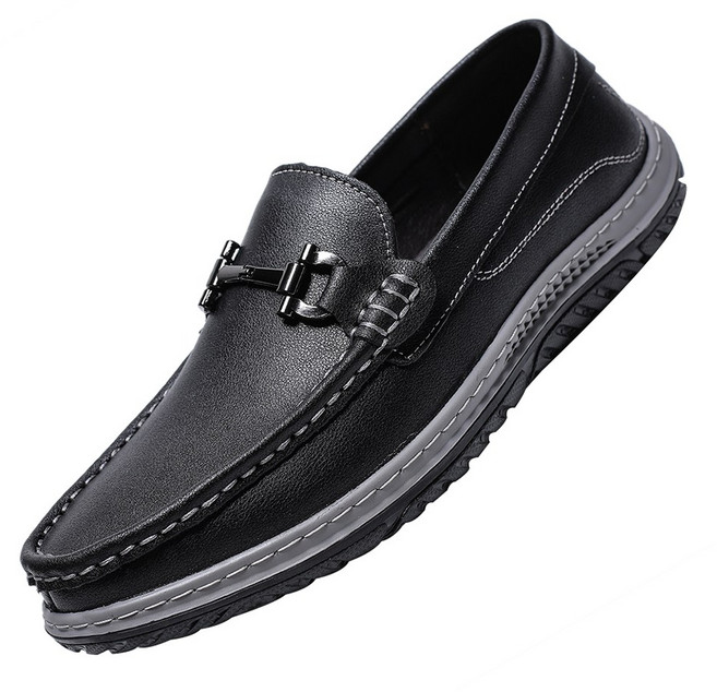 보이앤맨 소가죽 남자 체인 비조 로퍼 신발 남성 캐주얼화 드라이빙슈즈 편한 슬립온 단화 (사이즈 245/250/255/260/265/270/275)