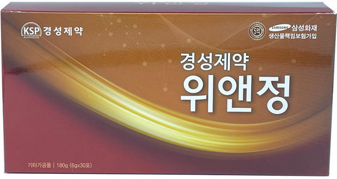 경성제약 위앤정 180g / 위건강, 6g, 30개