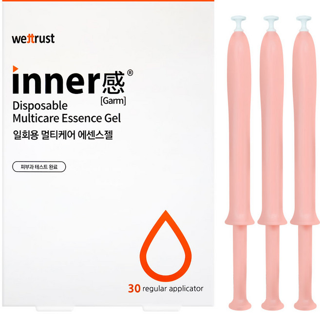 이너감 멀티 케어 에센스 젤 30P 일회용 간편 여성청결제 Y존관리 이너젤, 1개, 51g
