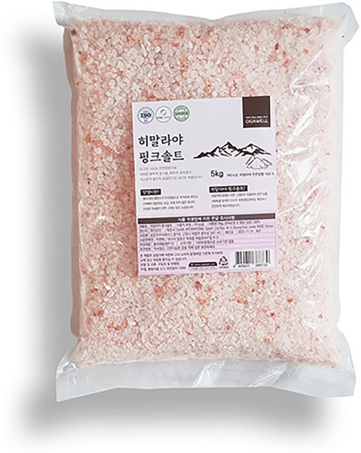 오가웰 히말라야 핑크솔트 굵은소금, 1개, 5kg
