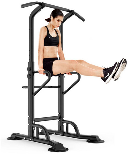 가정용 고무 발판 홈트 치닝디핑 차칸몸매 턱걸이 운동 기구 철봉 풀업 머신 헬스기구, 치닝디핑 화이트