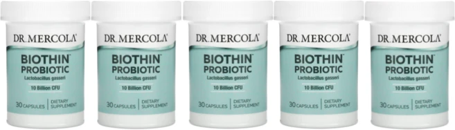 멀티구성 닥터머콜라 Biothin 프로바이오틱 락토바실러스 가세리 100억 다이제스트 대사, 5개, 30정 - 쿠팡