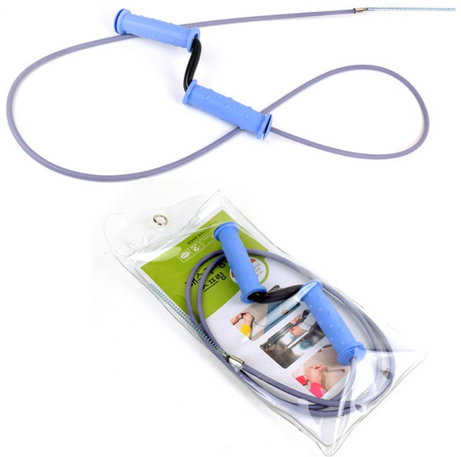 막힌욕조 배수구청소용스프링 1.7m 뚫어펑 하수구막힘 뚜러뽕 매직스네이크 변기막힘 뚤어펑 배수구막힘 하수도뚫어 플렉시스네이크 머리카락제거기, 1개