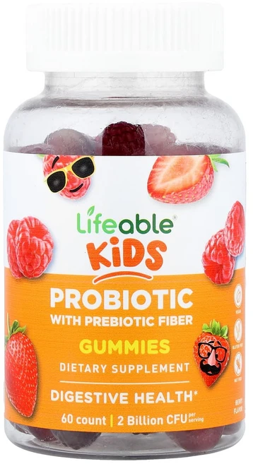 아이허브 어린이용 프로바이오틱 구미젤리 천연 베리 10억CFU 구미젤리 60개, LFB73111, 1개, 60정 - 쿠팡