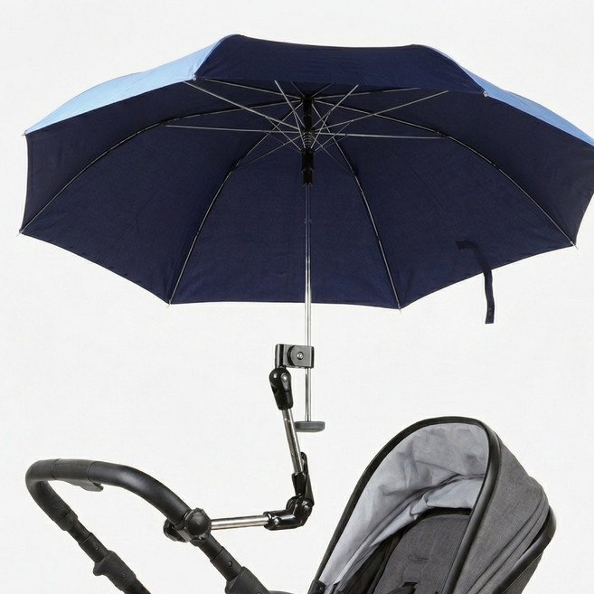 맥스테이 튼튼한 길이조절 각도조절 유모차 우산 양산 거치대, 1개, 단품