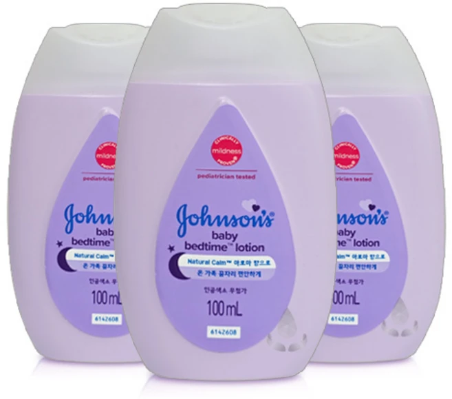 존슨즈 베드타임 베이비로션, 100ml, 3개 - 쿠팡