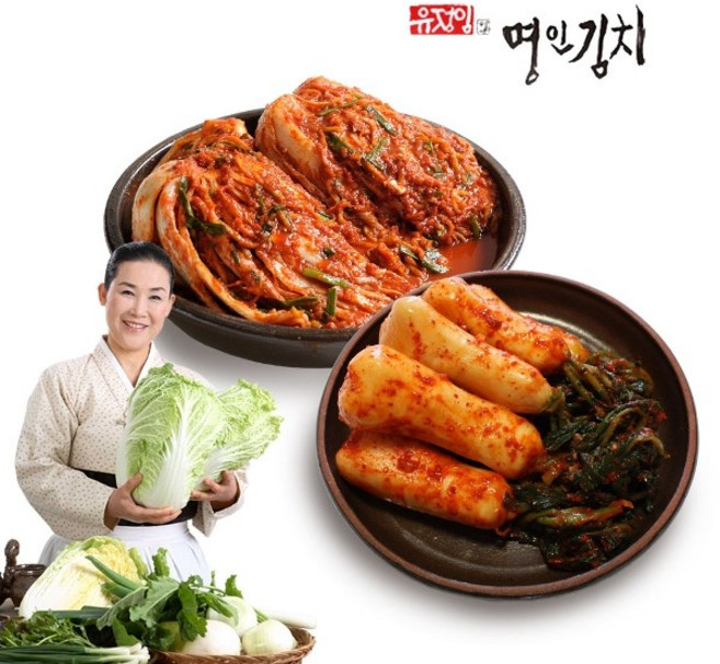 식품명인 유정임 [식품명인 유정임] 포기김치 5kg+총각김치 2kg, 1개, 단일상품_개당 중량_상세페이지참조