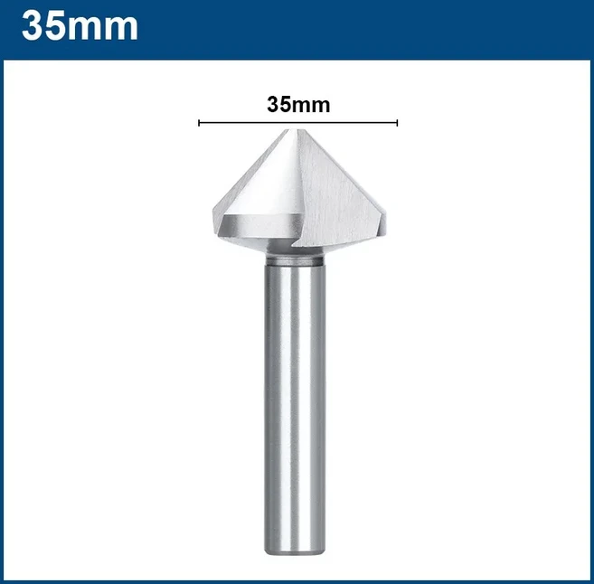 HSS 6542 카운터 싱크 드릴 비트 모따기 커터 3 목재 금속 구멍 도구 90 4.5-50mm, 01 중국, 01 35mm