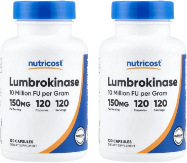 뉴트리코스트 룸브로키나제 150mg 120캡슐 2개, 120정 - 쿠팡