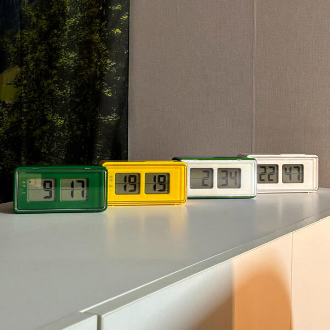 오르미 레트로 플립 무소음 디지털 알람 탁상시계, ORMDP(마운틴크림), 색상