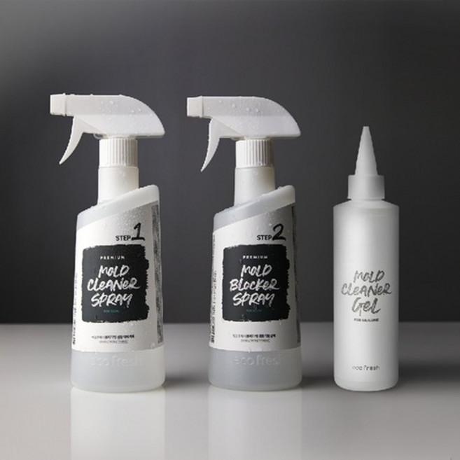 곰팡이제거제 3종 패키지 (곰팡이 제거제500ML + 프리미엄 곰팡이 항균제 500ML + 곰팡이 제거젤220g), 곰팡이제거3종세트, 곰팡이제거3종세트, 상세설명 참조
