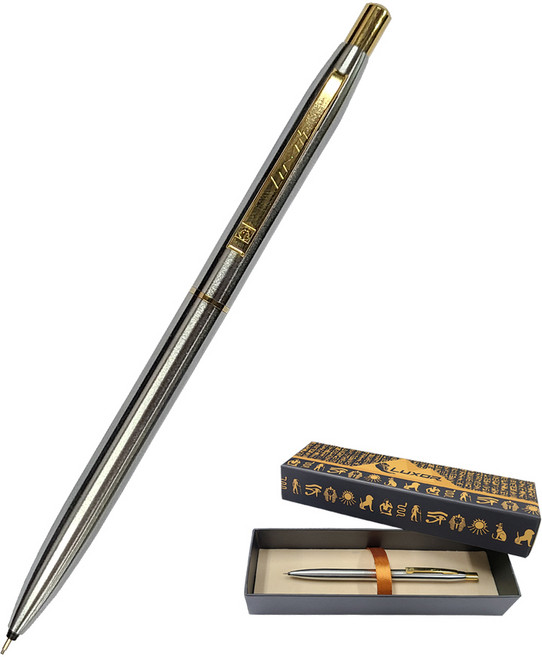 룩소르 426 0.5mm 고급 금속 샤프 이니셜 각인 커플 기념일 선물 포장 고급펜, 각인없음, 1세트