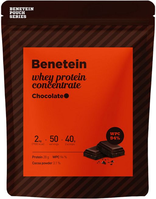 베네틴 포대유청 단백질 보충제 WPC 초코맛, 1개, 2kg