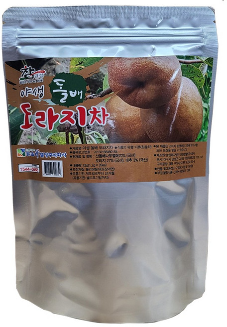 야생 돌배 도라지 차 35티백, 1개, 35개입, 1.2g