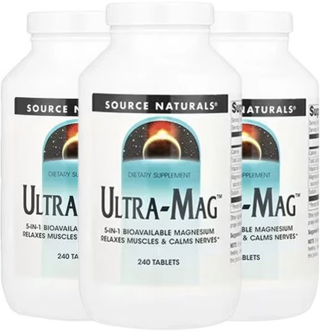 소스네츄럴스 Ultra-Mag, 3개, 240정 - 쿠팡