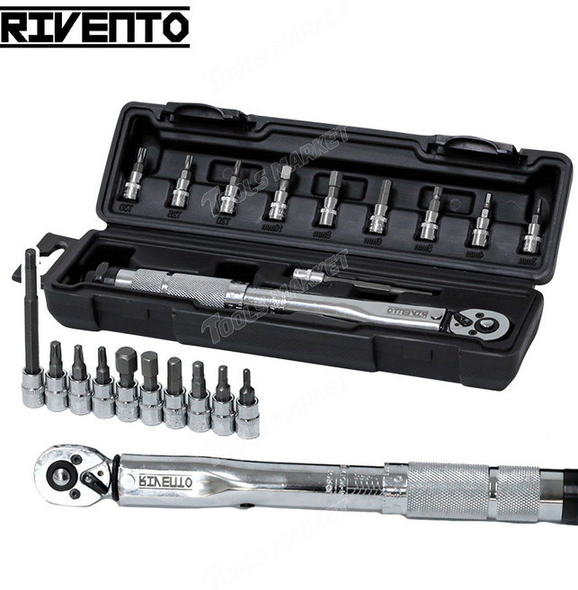 리벤토 자전거용 토크렌치 RBT-25 자가수리 공구세트 수리, 1세트