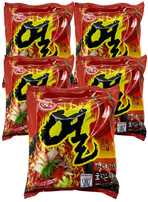 오뚜기 열라면 120g 5개