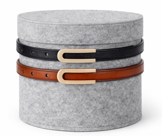 어썸H 여성 소가죽 벨트 슬림 원피스 정장 포인트 2개 세트