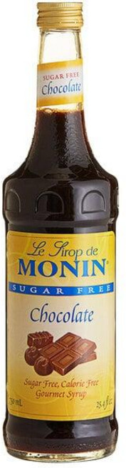 Monin 무설탕 초콜릿 향 시럽 유리병 750ml, 5개