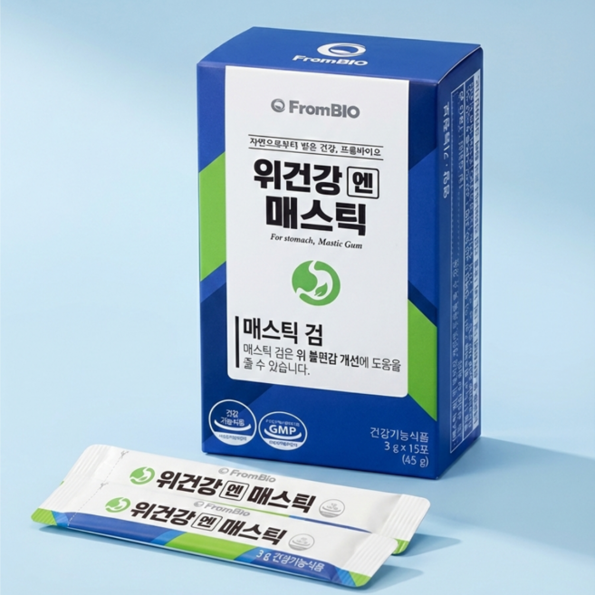 프롬바이오 위건강엔 매스틱 3g, 1박스