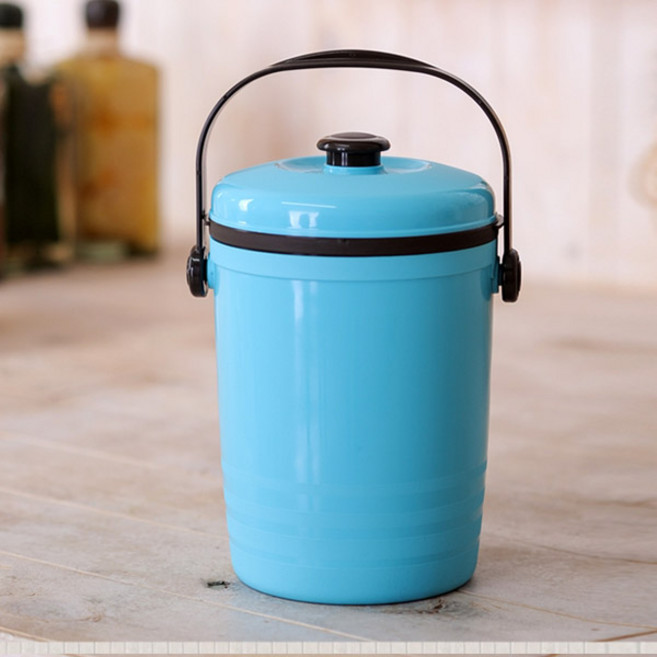 음식물 쓰레기통 2L 봉지형 블루 (2630), 1개