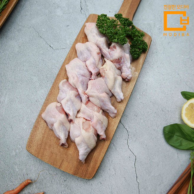 모디바 국내산 신선냉장 냉동 통닭날개 닭윙 닭봉 1kg, 국내산 신선냉장 닭봉 1kg, 1개