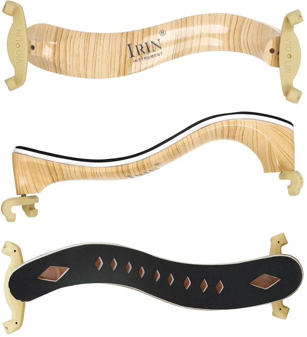 IRIN 바이올린 숄더 레스트 피들 숄더 패드 턱받침 조절 가능 3/4 4/4 바이올린 숄더 패드 레스트 바이올린, 10 AY041