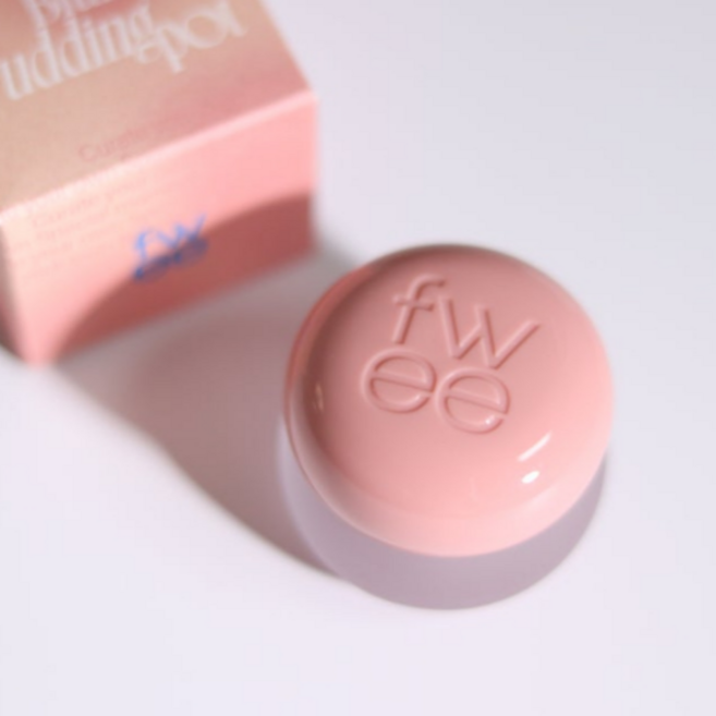 [New색상추가] Fwee 립앤치크 블러리 퓌 푸딩 팟 크림 블러셔 멀티 밤 35종 택1, RS02리릭스, 1개