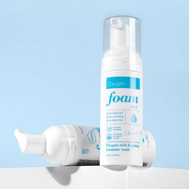 맑은그날 산소 리치 포밍 워시 여성청결제, 1개, 150ml