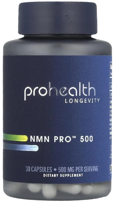 프로헬스롱제비티 NMN Pro 500 엔엠엔 프로 500mg 캡슐 30정, 1 - 쿠팡
