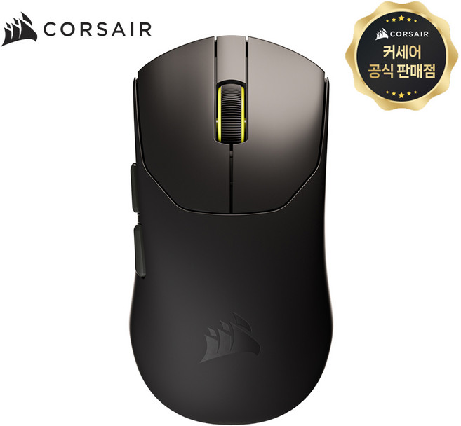 [CORSAIR 공식인증점] 커세어 SABRE V2 PRO 초경량 무선 게이밍 마우스, 블랙, 세이버 V2