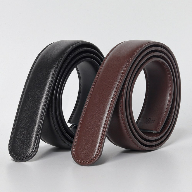 자동버클 교체용 소가죽벨트 청바지 정장 남자허리띠 남성 벨트끈 벨트줄