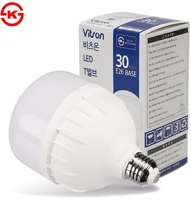 비츠온 LED 전구 T벌브 30W 빔스틱 램프 E26, 1개