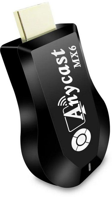 【六代MX6】四葉片雙核Anycast無線影音傳輸器(附4大好禮), 1個, 銀