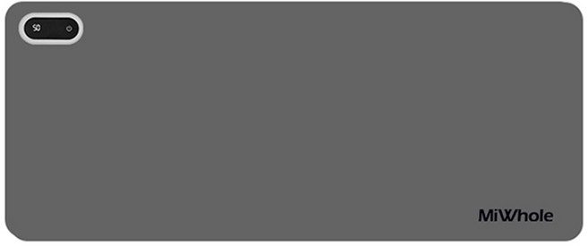 미홀 보온 테이블 매트 D66, 1개, 다크 그레이