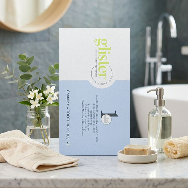 암웨이 글리스터 멀티액션 칫솔 레귤러, 4개입, 2개