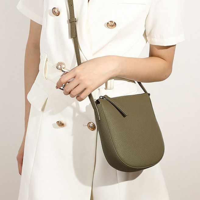 여성 미니크로스백 핸드폰가방 소가죽 미니백
